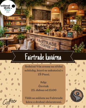 Fairtrade kavárna na třídních schůzkách