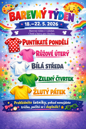 Barevný týden na naší škole